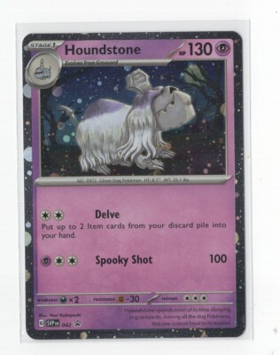 Pokemon Scarlet & Violet Black Star Promo - Houndstone SVP 042
