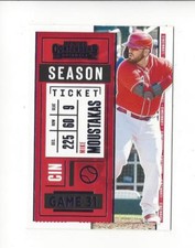 2020 Contenders Baseball Purple Season Ticket Parallel Singles - You Choose X