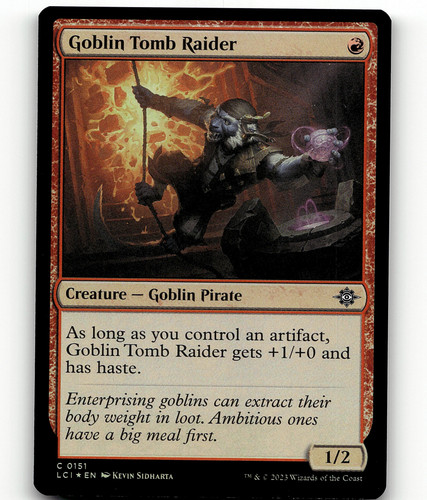 Goblin Tomb Raider C The Lost Caverns of Ixalan 151 Near Mint MTG LCI | eBay Goblin Tomb Raider C The Lost Caverns of Ixalan 151 Near Mint MTG LCI | eBay