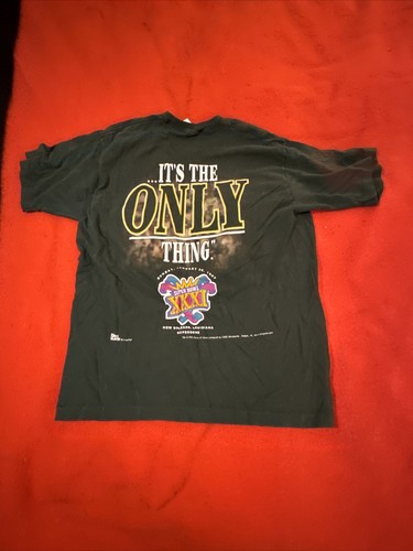 Vince Lombardi Vtg Green Bay Packers T Shirt Super Bowl XXXI Single Stitch XL 97 - Picture 8 of 14