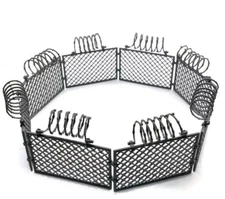 Military Weapons Base Building Blocks Toys Compatible Army Fence Razor Wire