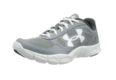 Under Armour Men's  Micro G Engage Big Logo 2 Shoe Size US 13 M Steel / White