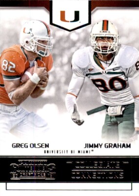 2016 Contenders Draft Picks Collegiate Connections Greg Olsen/ Jimmy Graham