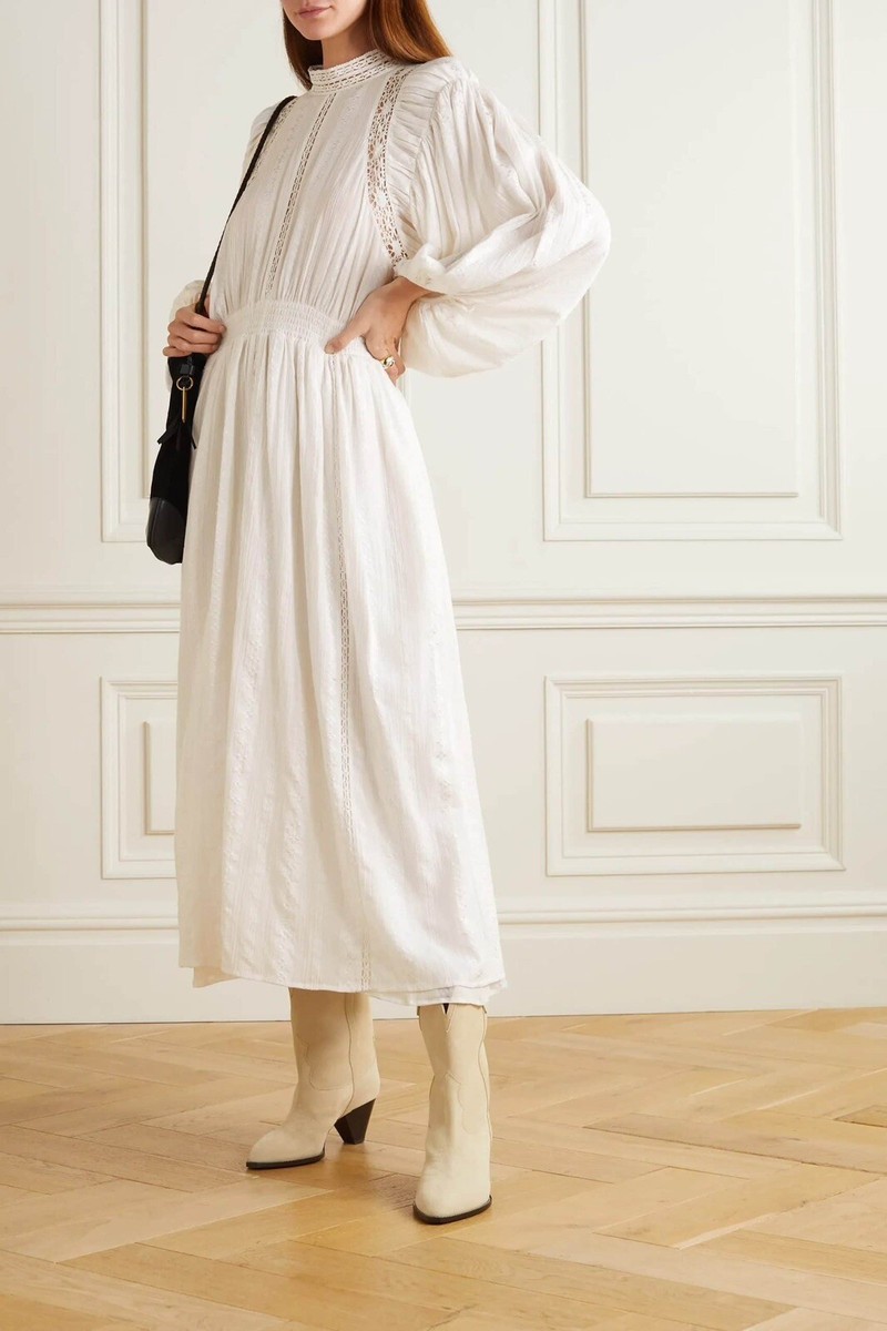 Isabel Marant etoile JAENA dress sz FR 40 white Summer Isabel Marant etoile JAENA dress sz FR 40 white Summer