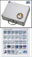 Safe-239-0-MüNzkoffer-Belgien-Smart-3D-Plakette-Leer-Platz-FüR-9-Tableaus