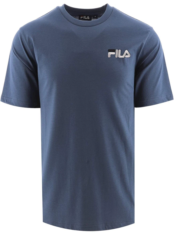 FILA Mens Francis Graphic T-Shirt Crew Neck Cotton Tee Top Logo Casual Sportswea - Image 4 of 4