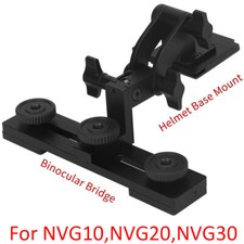 CNC Aluminum Adjustable Fast Mount Helmet Accessories For NVG10,NVG20,NVG30 LOT