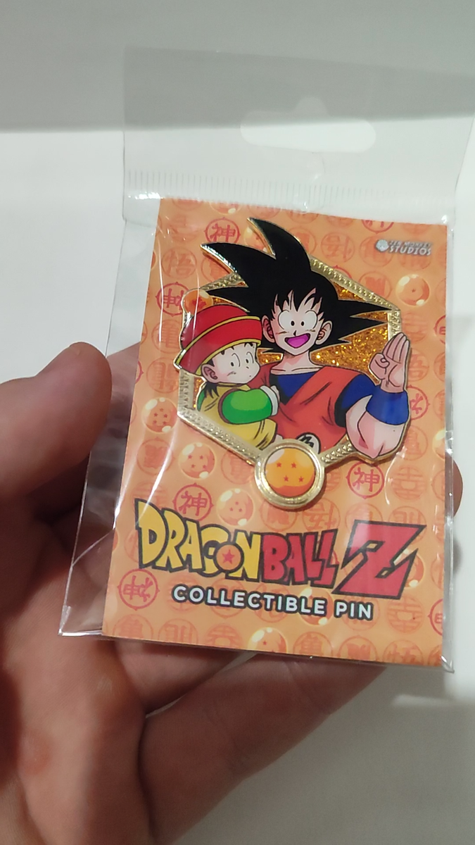 Dragon Ball Z Son Goku And Gohan Golden Series Enamel Pin Official