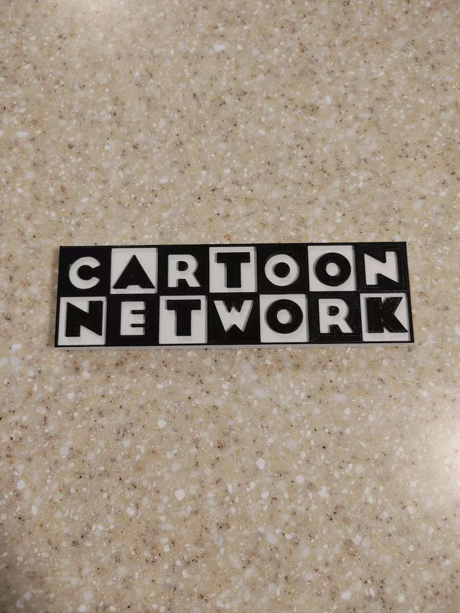 Cartoon Network Style Logo Sign Game Room. Theater Room. 