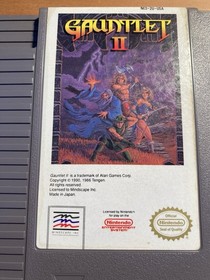NES ~ GAUNTLET 2 ~ II - Nintendo Game 3 Screw NES-2U-USA Game Cart Only NTSC