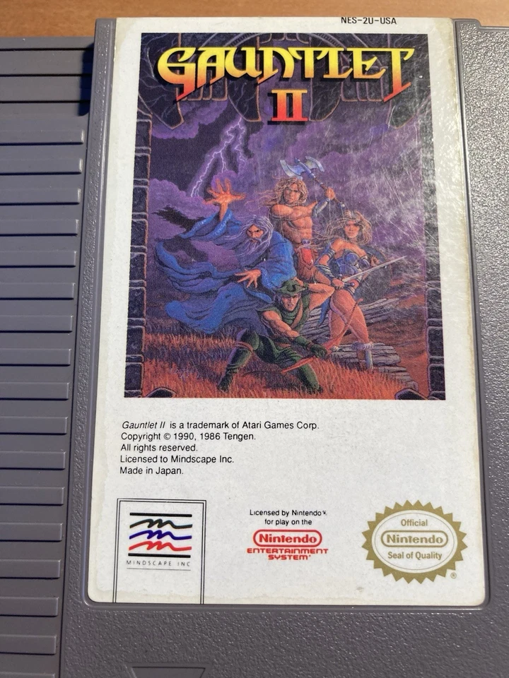 NES ~ GAUNTLET 2 ~ II - Nintendo Game 3 Screw NES-2U-USA Game Cart Only NTSC - Image 2 of 4