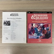 Dungeons & Dragons F&uuml;nf M&uuml;nzen f&uuml;r ein K&ouml;nigreich D&D Master Spiel 9204 TSR