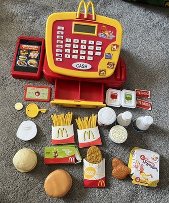 Vintage McDonalds Restaurant Spielkasse Registrierkasse (2004) mit Zubehör