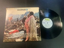 Woodstock 3 LP Vinyl Record Set Cotillion Records Excellent Santana Jimi Hendrix
