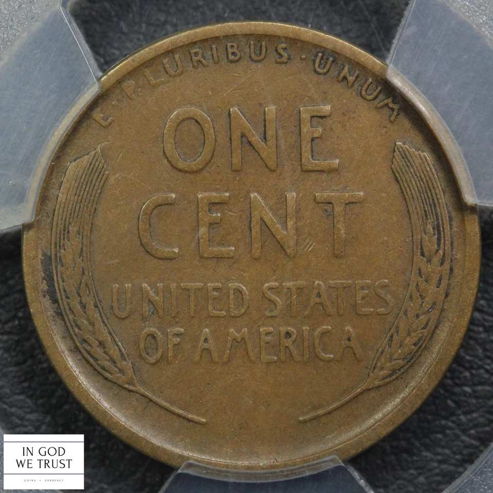 1909 S Lincoln Wheat Copper Cent 1C PCGS F 15 - Image 4 of 4