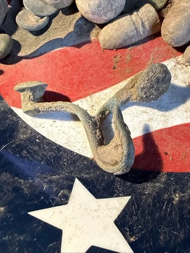 Dug Civil War 💥 🇺🇸 💣 Brass Buckle Set Of Hooks