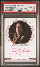 Game of Thrones Legends of the Realm Auto Ciaran Hinds Autograph PSA 10 Gem Mint
