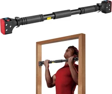 leikefitness Pull-Up Bar For Door Frame Chin Up Bar Upper Body Workout Adjustabl
