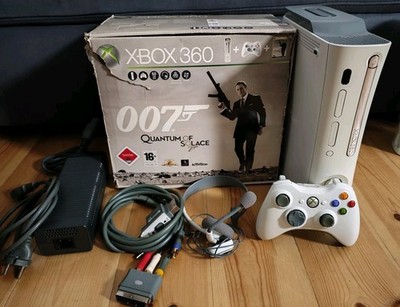 Microsoft XBOX 360 Weiß 007 Quantum Of Solace Edition OVP 60 GB  