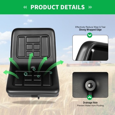 Waterproof Universal Forklift Seat Great replacement Seat For Tractor Forklift