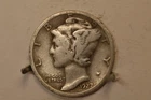 1927-S Mercury Dime (F) 90% Silver Item # 7157