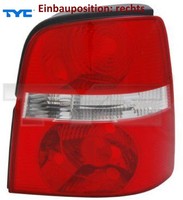 TYC 11-11671-01-2 Heckleuchte Rechts RüCklicht Hecklicht RüCkleuchte FüR VW