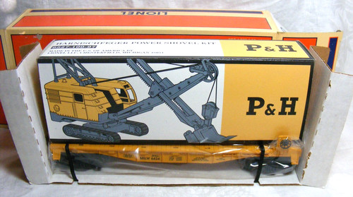 Kit modelo pala eléctrica Lionel Train 1997 6424 Milwaukee Road Flatcar P&H 6-16978 | Zustand: New