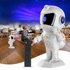 Astronaut Galaxy Star Projector Night Light for Ceiling Bedroom Starlight Spa...