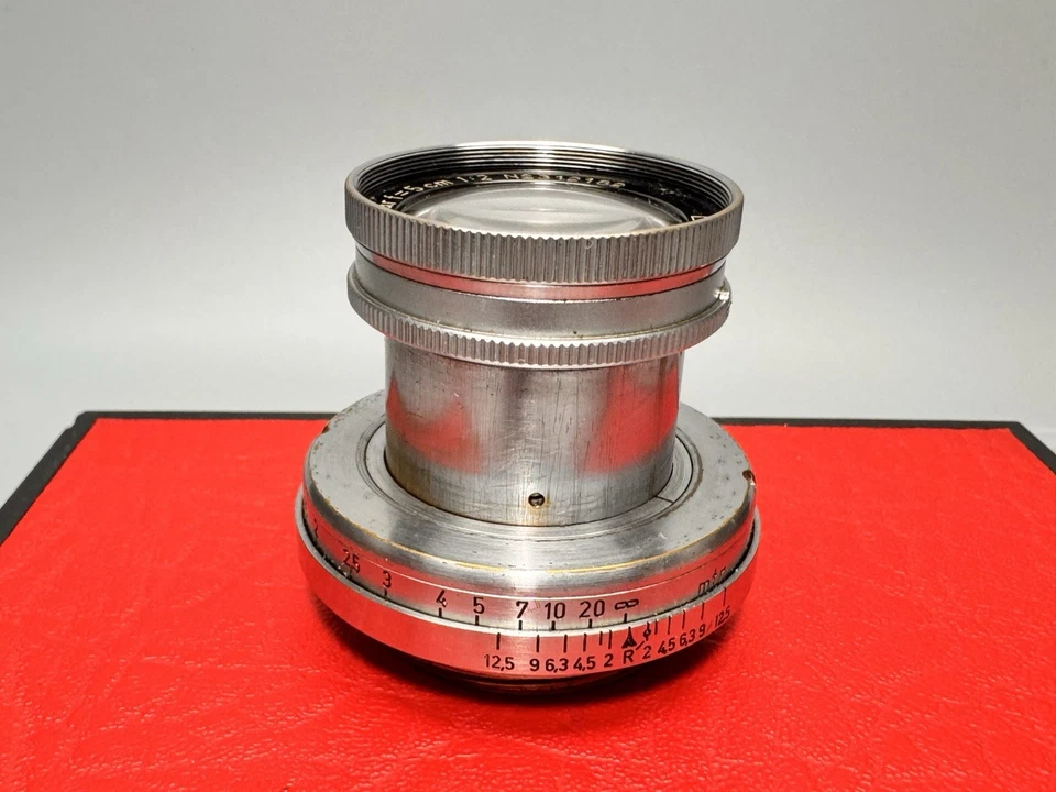 Leica Leitz Wetzlar Summar 50mm 1:2 Objektiv M39 #312182-43 - Bild 2 von 4