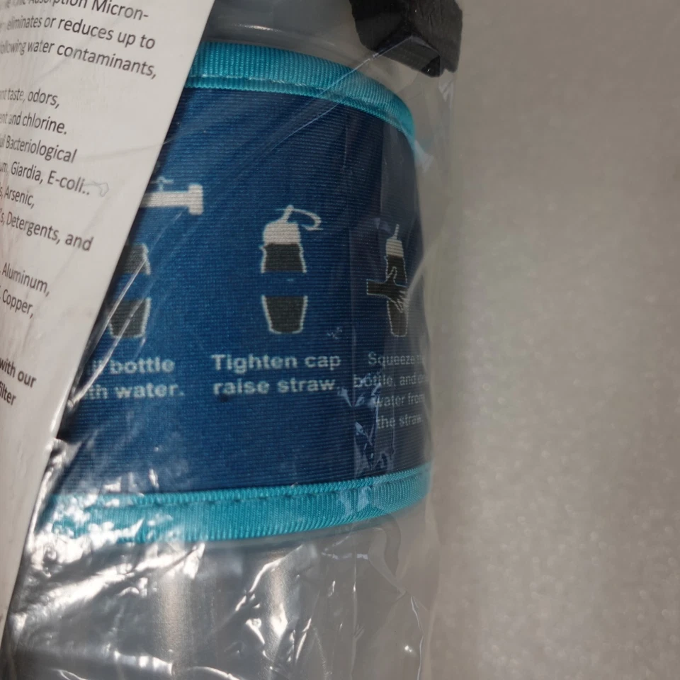 Seychelle 28oz Filtration Flip Top Pure Water Filter Squeeze Bottle NEW USA made - Image 4 of 4