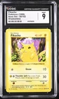 CGC 9 MINT Pikachu 58/102 Base Set Shadowless Yellow Cheeks Pokemon Card