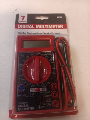 7 function digital multimeter battery tester meter voltmeter voltage tester omh