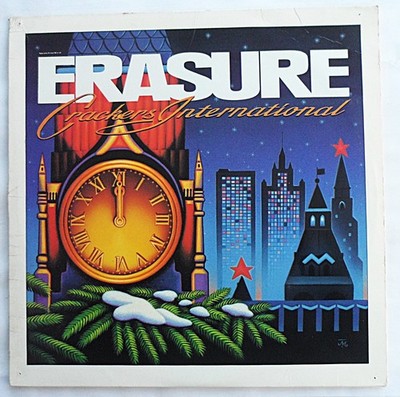 ERASURE - CRACKERS INTERNATIONAL 12'' VINYL 1988 SIRE US 1-25904 6 TRACKS *VG/G*