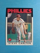 Steve Carlton 1986 Topps Baseball Card # 120 J8658