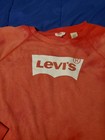 Levi’s Women’s Plus Size Red Acid Wash Tie Dye Sweatshirt Batwing Logo 2X  — photo 3
