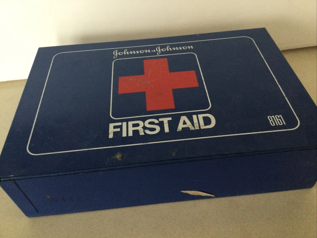 Johnson First Aid Kit In Medicine & First Aid Advertising for sale