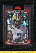 2022 Leaf Draft Metal Portrait 1/1 Derek Stingley Jr #P-DS1 READ 19rf