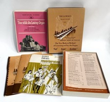 Vintage Lowrey Organ Beginner Sheet Music Song Books Manual Organ Course Lot
