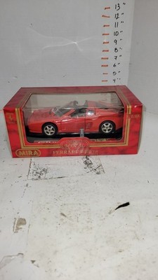 Mira Ferrari 512 TR Testarossa Rare Targa RED Diecast Car 1/18 1:18 Scale New 