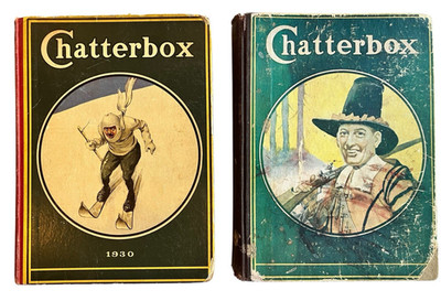 Vtg Chatterbox Children's Illustrated Anthology Series 1930 and Vol 64 1932
