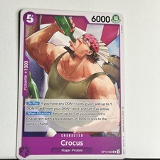 ONE PIECE CCG card: Crocus op13-062 UC, English, S-KINOKO, (Laboon's friend)