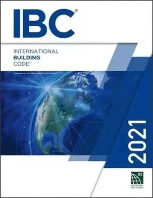 (IBC 2021) International Building Code 2021 Paperback Book - Free Shipping