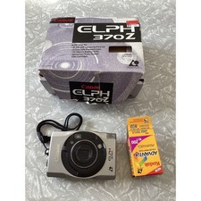 Canon Elph 370Z APS Point and Shoot Camera Silver with Original Box and Film
