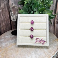 Flashy Ruby Ring, Ruby Crystal, Genuine Ruby, 925 Sterling Silver Adjustable