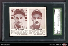1941 Double Play #33 Lee Handley / Arky Vaughan  / 34 Pirates HOF SGC 4 - VG/EX