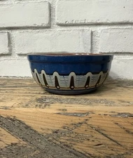 Bulgarian Pottery Vintage Drop Bowl