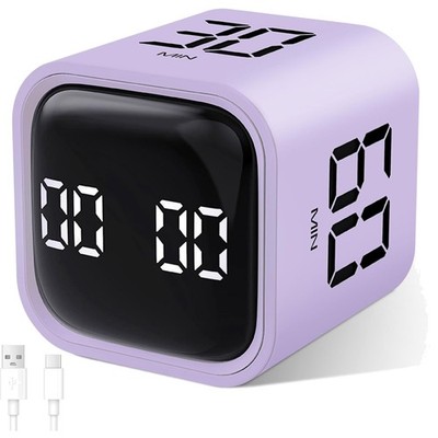 Digitale Eieruhr: Pomodoro Timer & Kurzzeitwecker in Violett