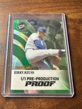 Jerry Reuss 1/1 Pre-Production Proof – Press Pass Premium Reflector – Leaf Metal