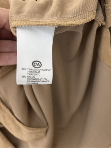 C&A Sixth Sense Size 22 Vintage Womens Beige Pin Cord Blouse Shirt - Picture 7 of 8