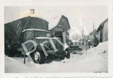Photo WWII Soldiers Military Truck Armed Forces Identifier Forces Eastern Front